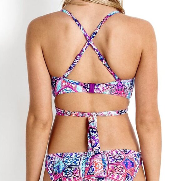 Seafolly Australia Badmode Kashmir Bralette Bikini Swimsuit size 8/10 - Picture 2 of 13